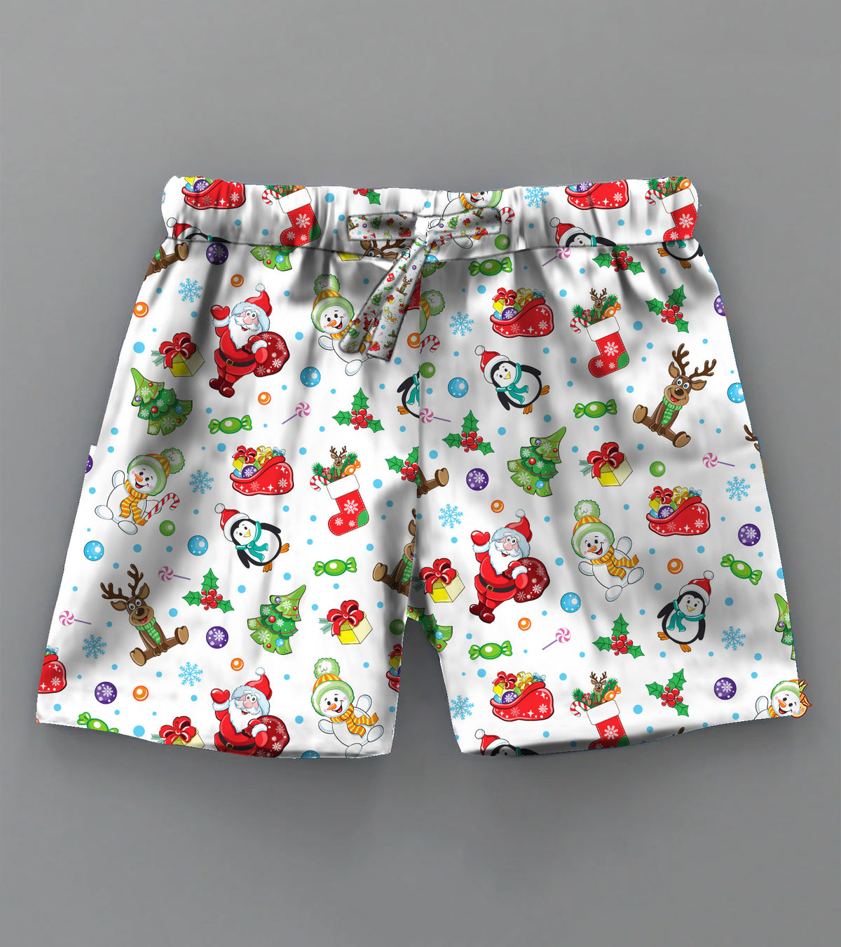 Christmas Gift Santa Printed Boys Co ord Set