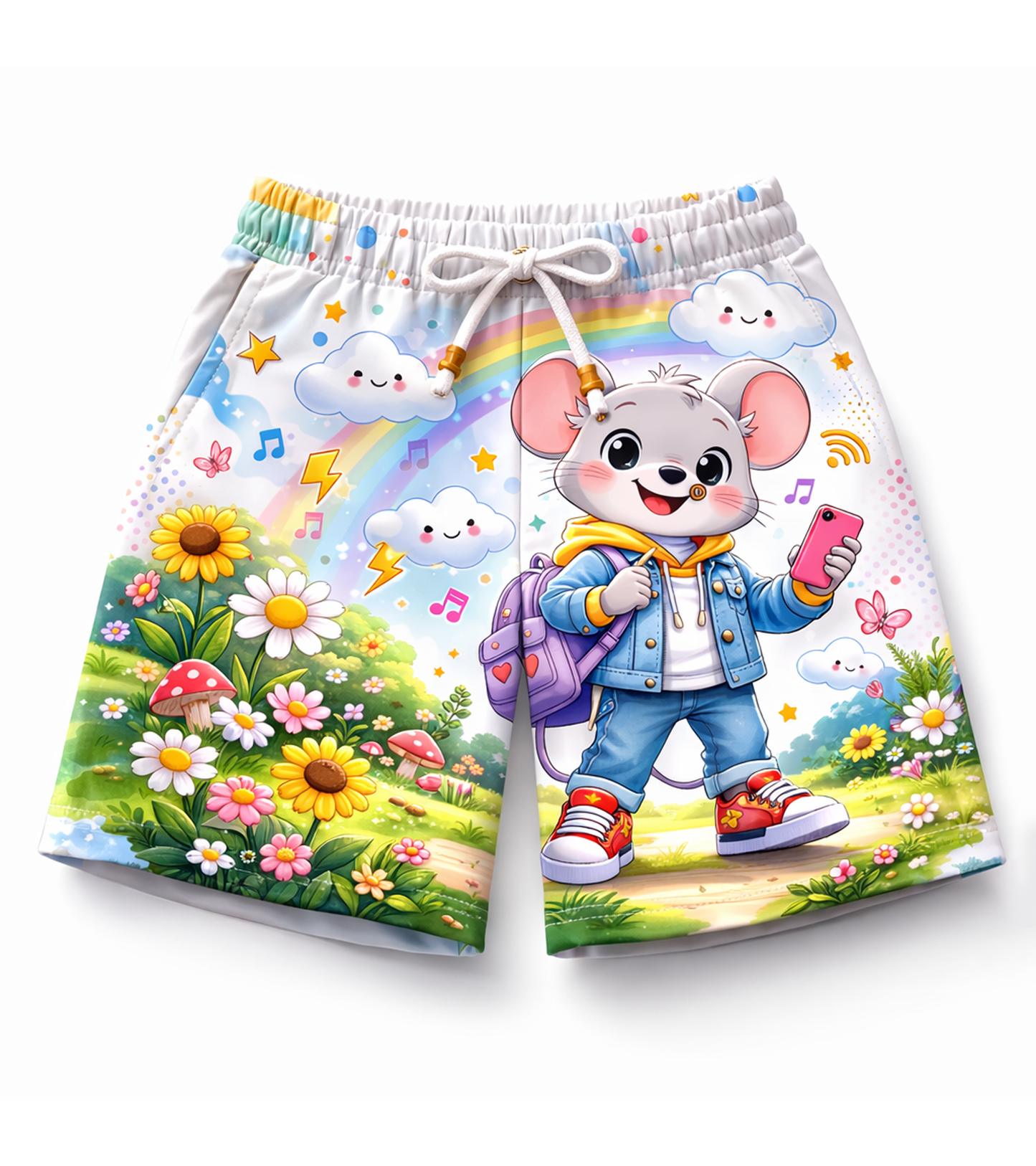 Little Explorer Mouse Printed kids Co ord Set
