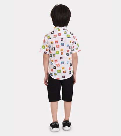 Block Printed Boys Shirt