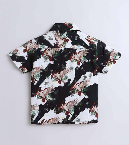 Big Bird Printed Boys Co ord Set