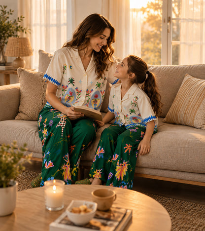Bohemian Garden Luxe Mom & Me Matching Lounge Set
