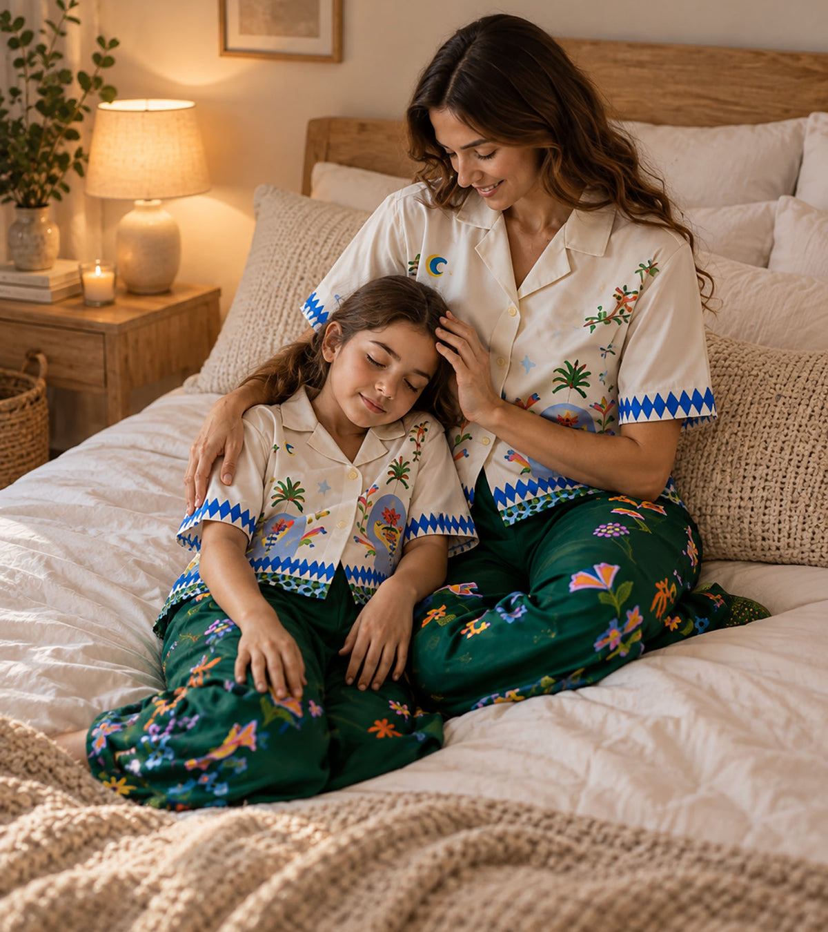 Bohemian Garden Luxe Mom & Me Matching Lounge Set