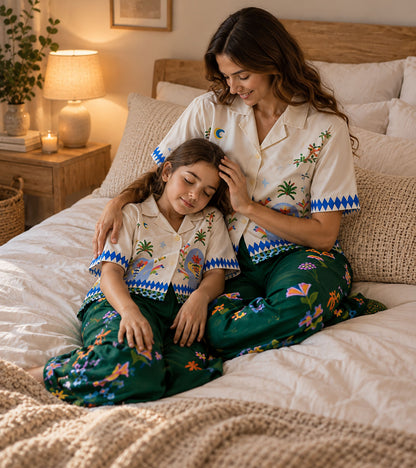 Bohemian Garden Luxe Mom & Me Matching Lounge Set