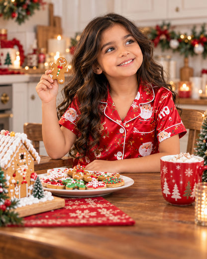 Candy Cane Dreams Christmas Half Pajama Set