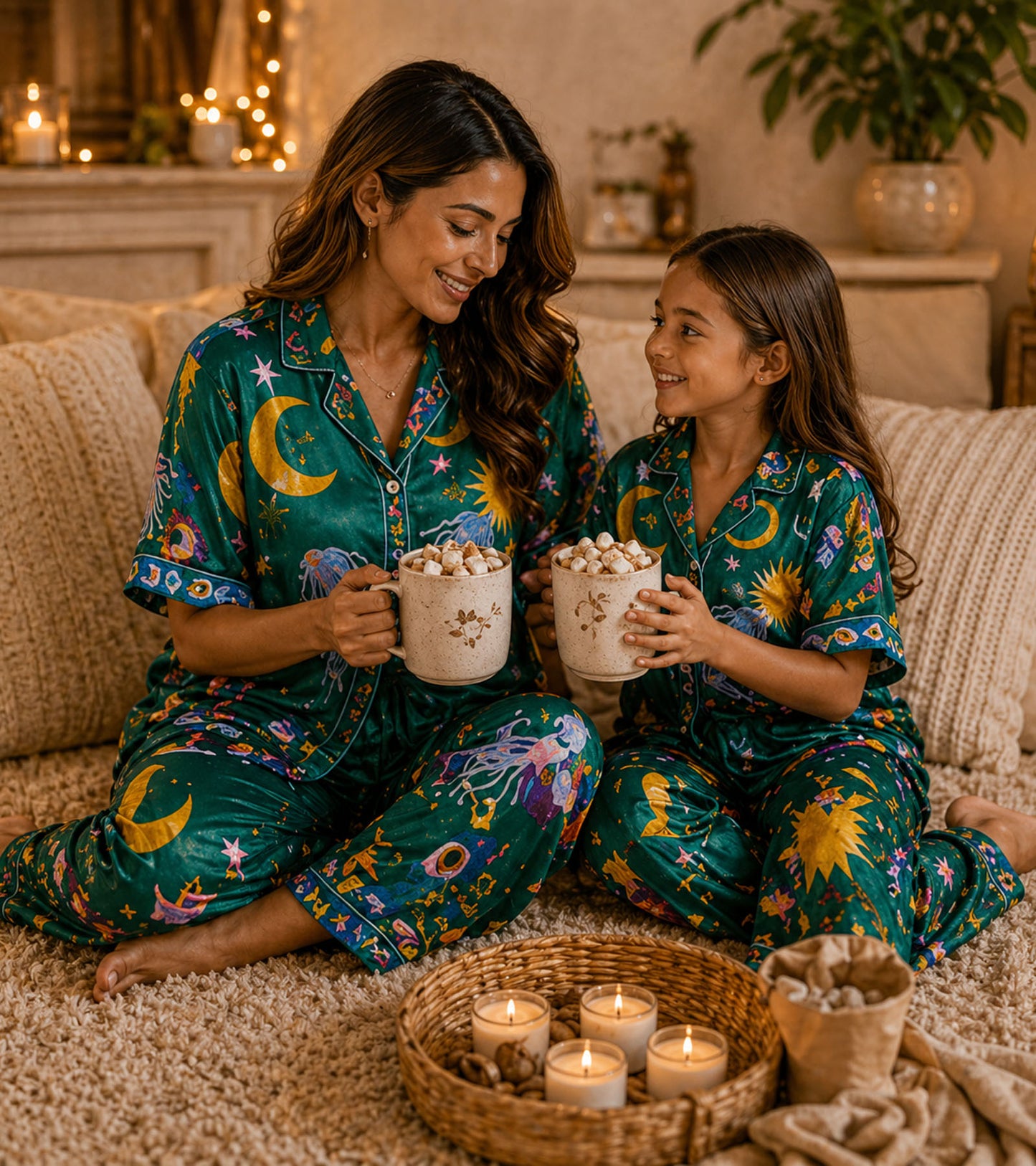 Celestial Garden Luxe Mom & Me Matching Lounge Set