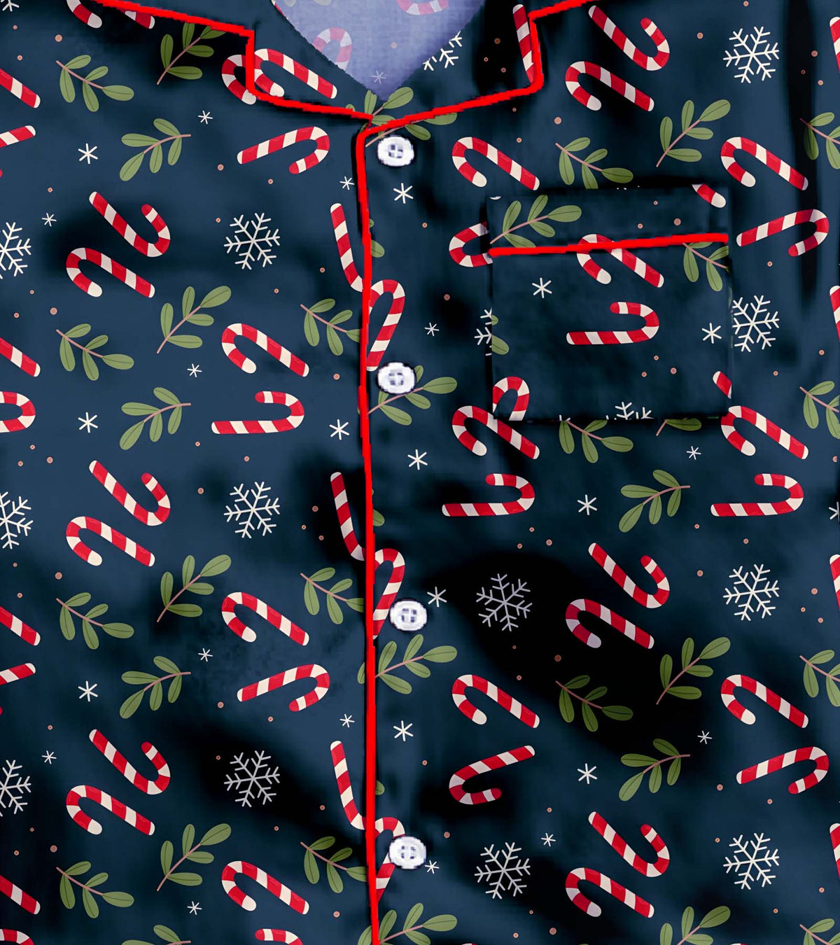 Christmas Deco  Pure Cotton Christmas Printed Nightsuit Set