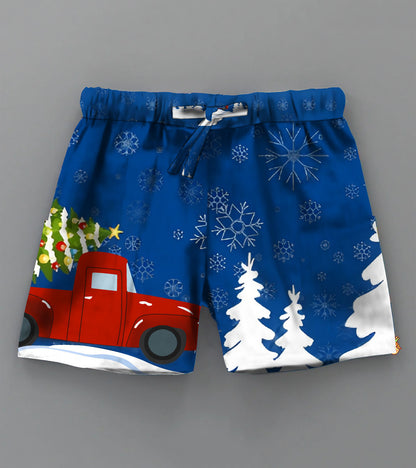 Christmas Tree on Car Printed Boys Co ord Set