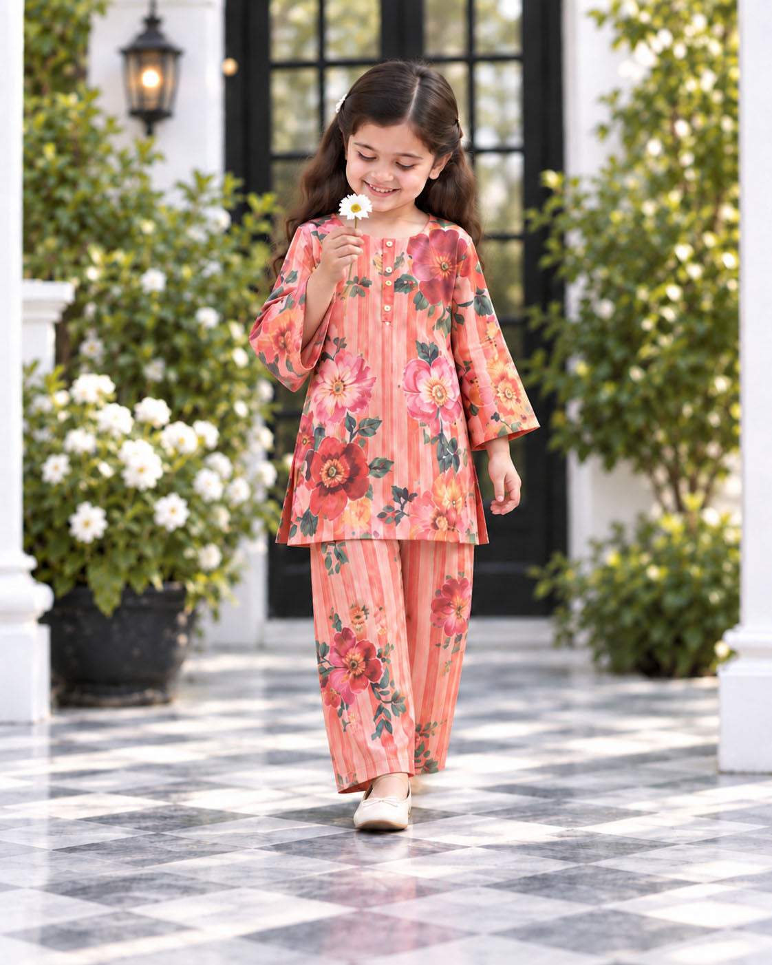 Coral Meadow Designer Ethnic Sets