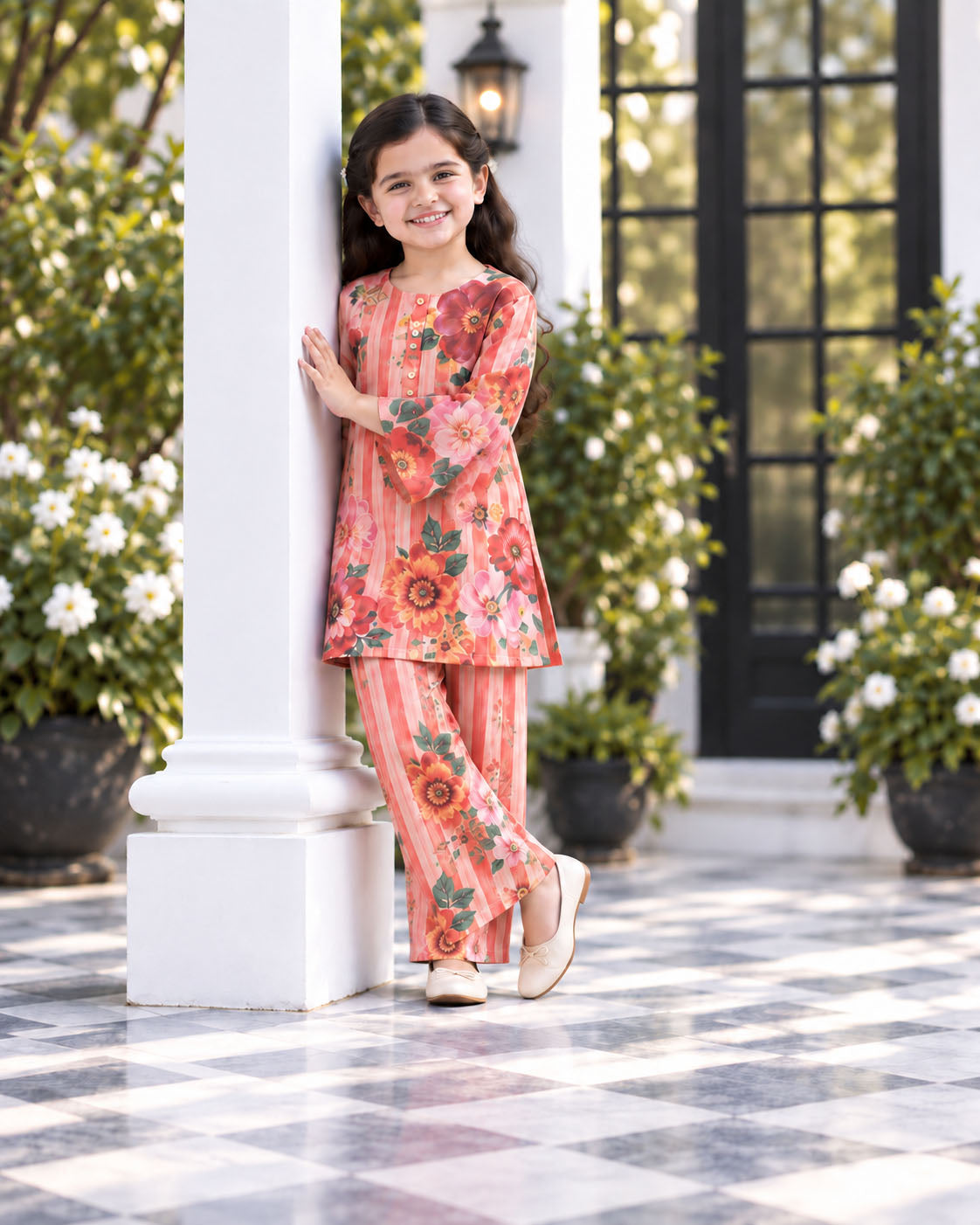 Coral Meadow Designer Ethnic Sets