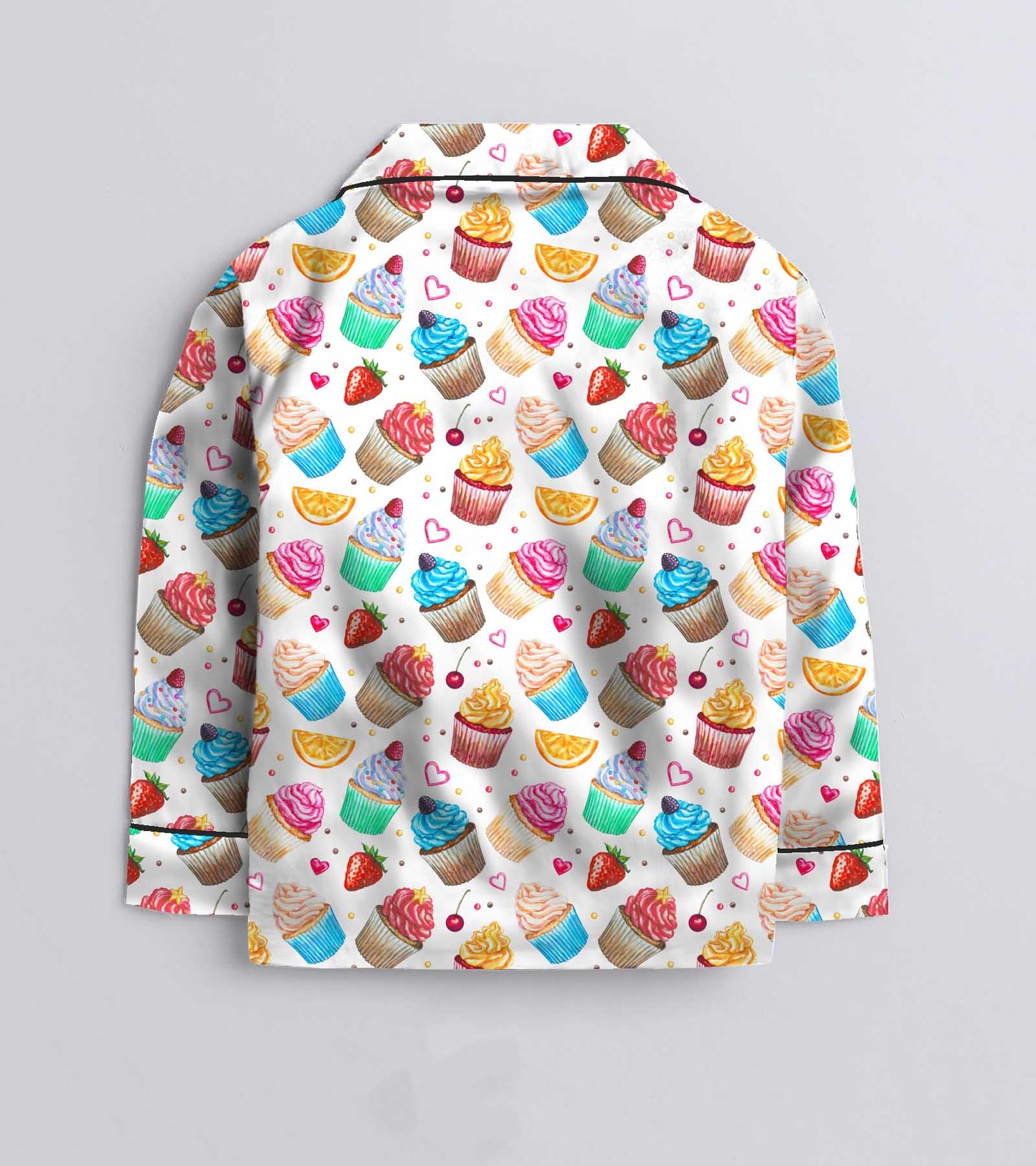 Cup Cake Printed Nightsuit Set
