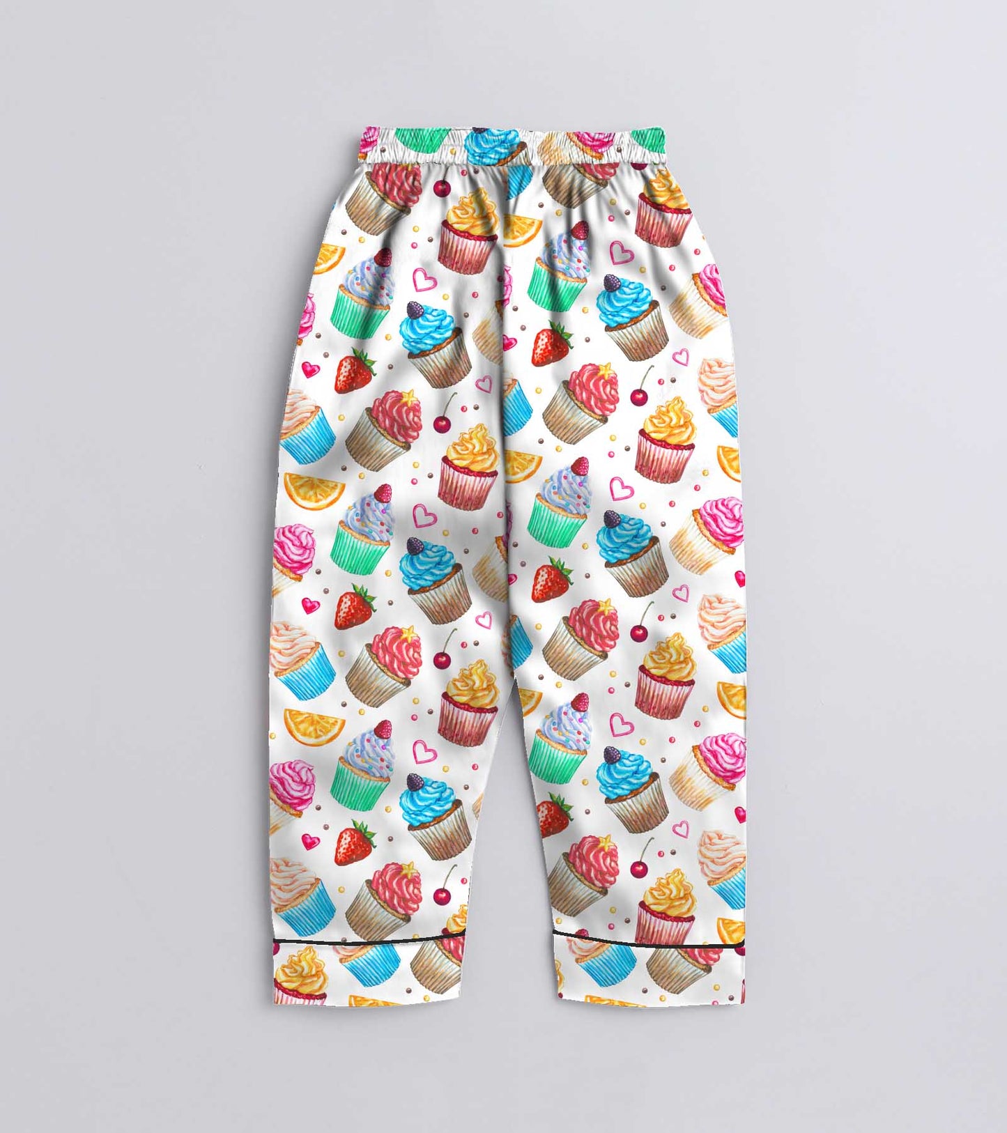 Cup Cake Printed Nightsuit Set