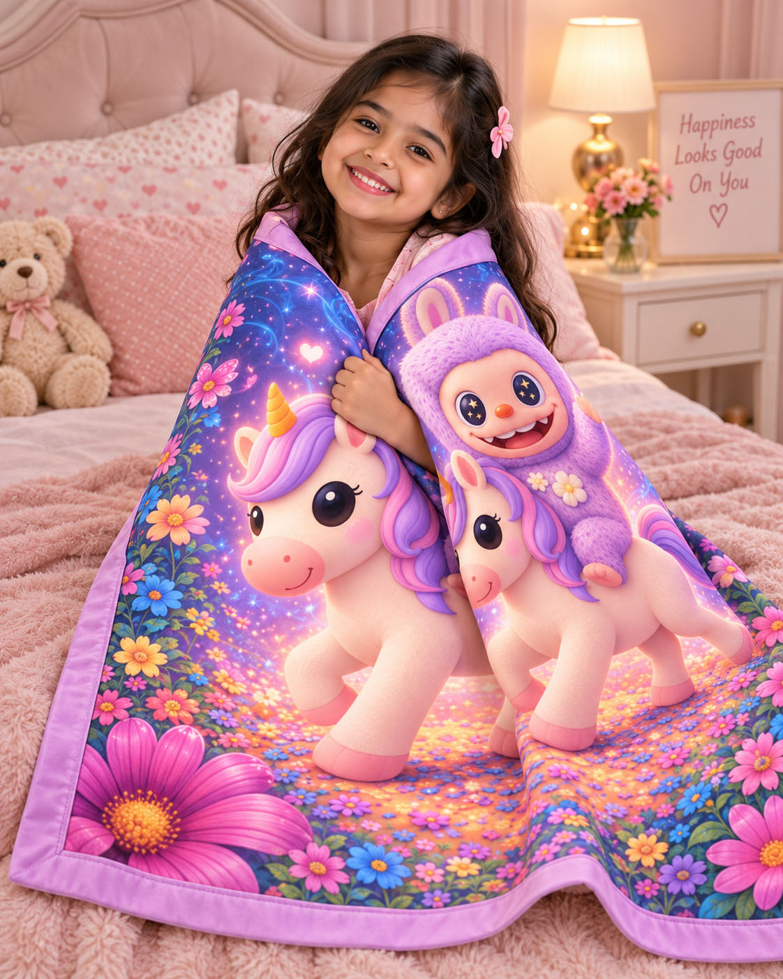 Dreamy Unicorn Pure Cotton Blanket