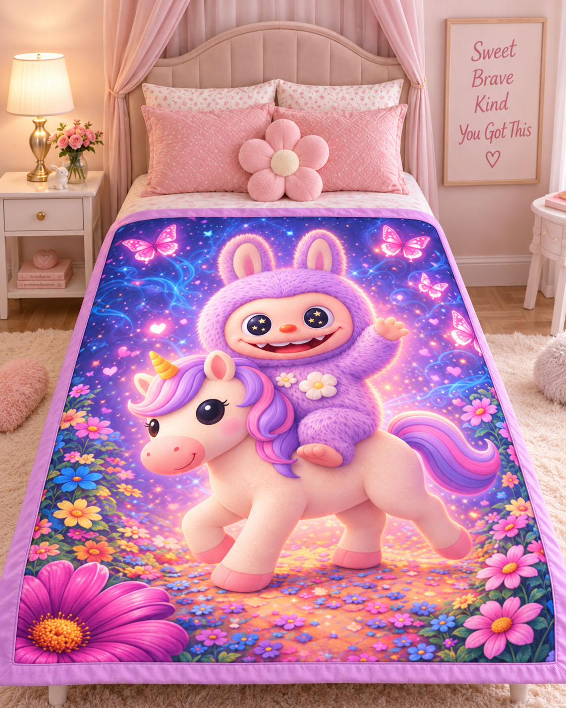 Dreamy Unicorn Pure Cotton Blanket