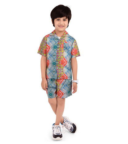 Ethnic Design Printed Cord Set