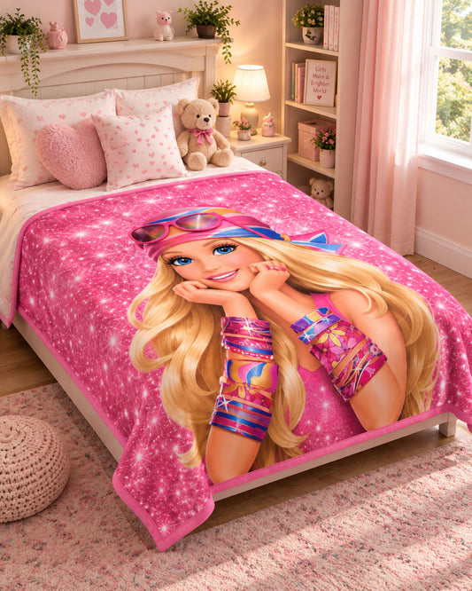 Fashion Doll Pure Cotton Blanket