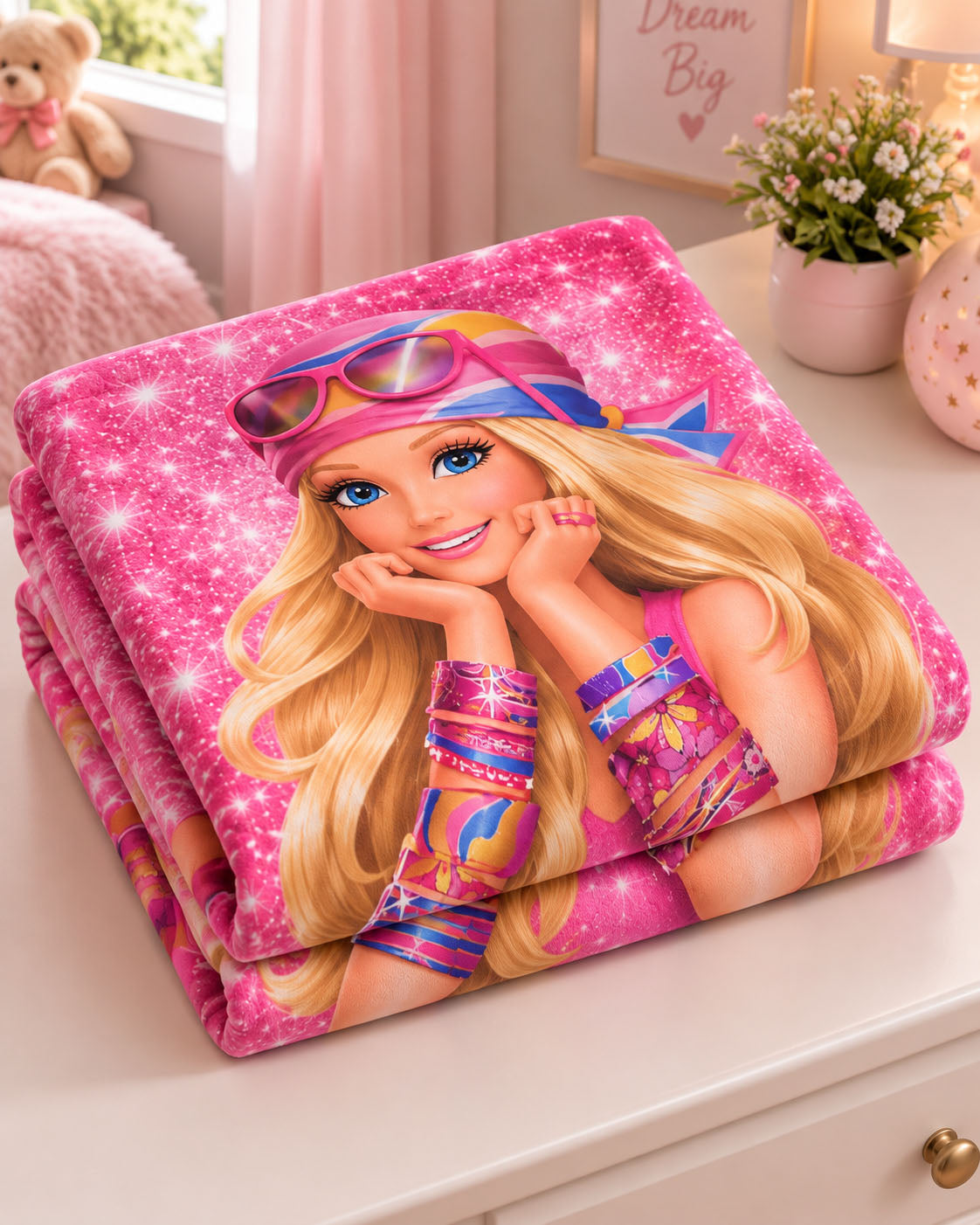 Fashion Doll Pure Cotton Blanket