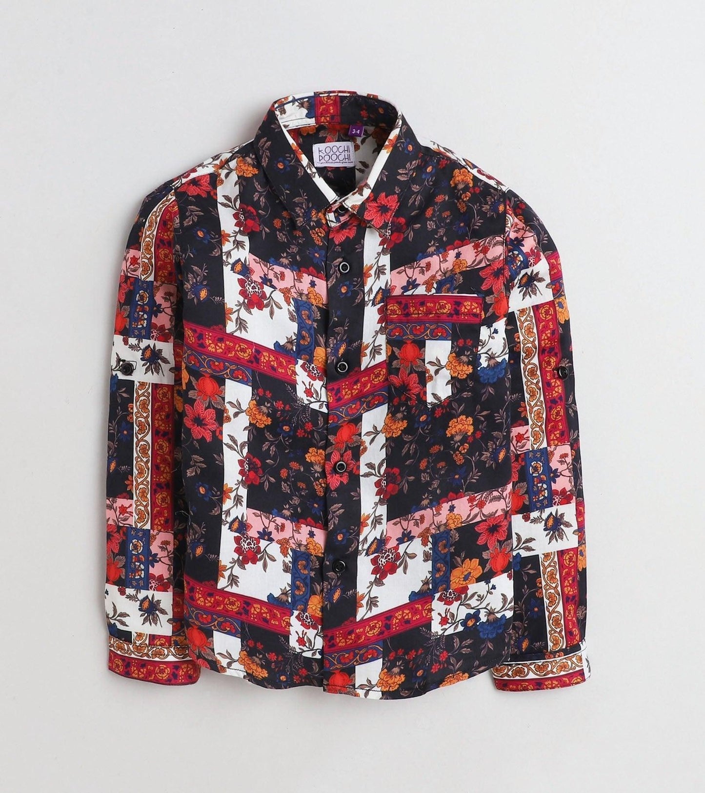 BLK  Printed Full Sleeve Shirt