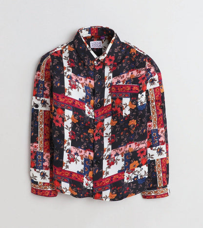 BLK  Printed Full Sleeve Shirt