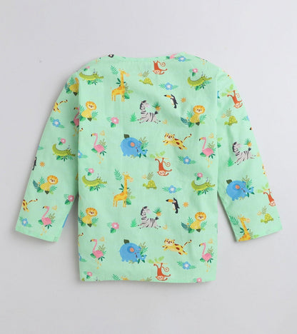 Animal Theme Printed Pyjama Kurta Set