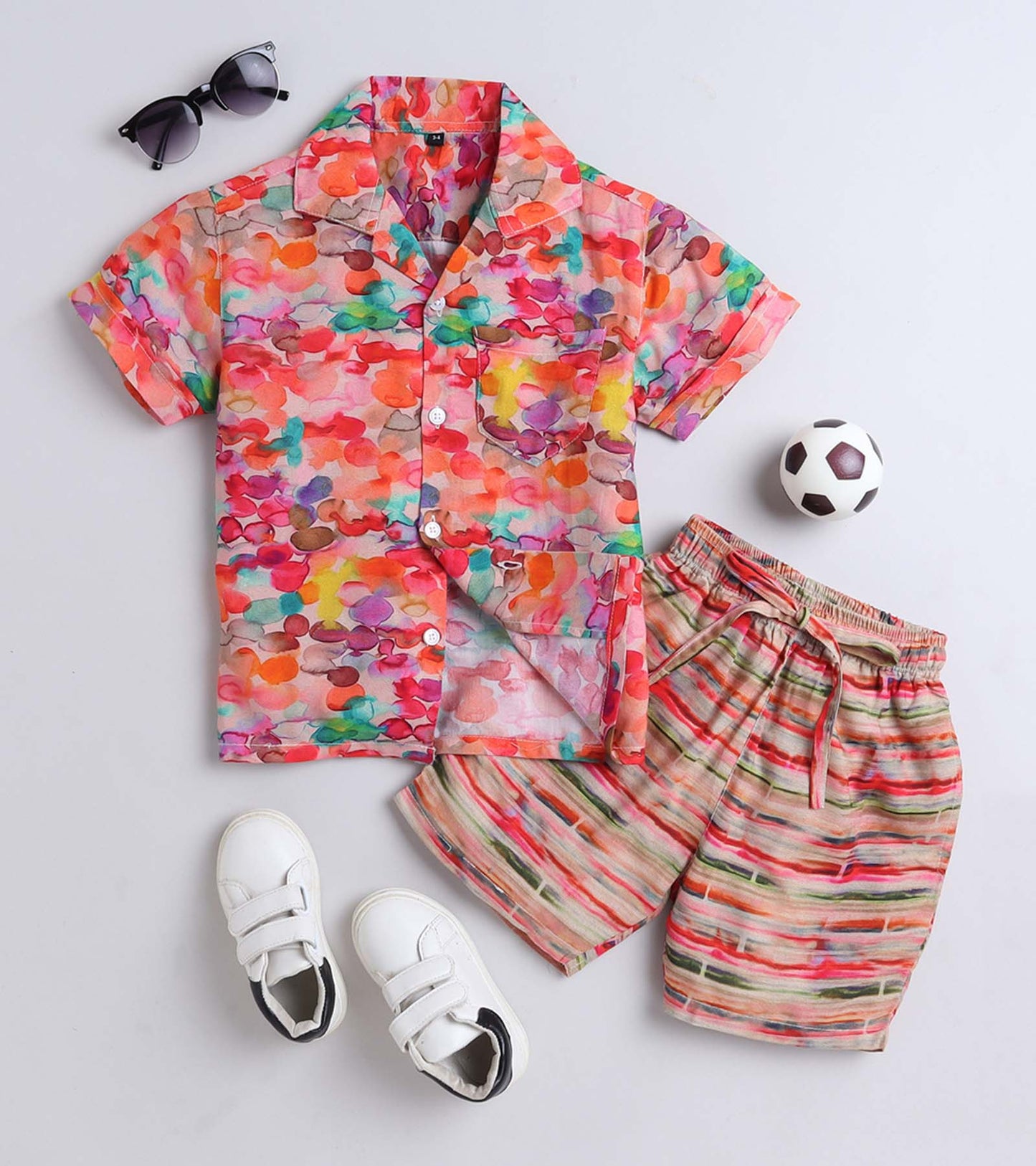 Kool Printed Boys Co ord Set