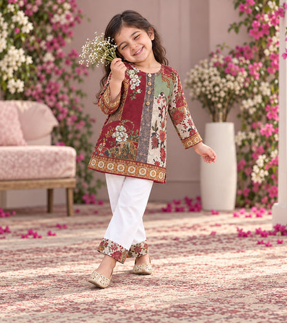Little Empress Girls Pyjama Kurta Set