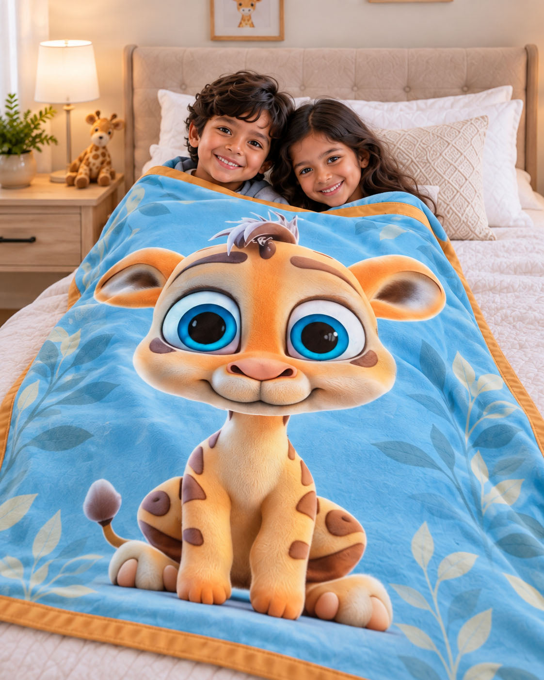 Little Giraffe  Pure Cotton Blanket