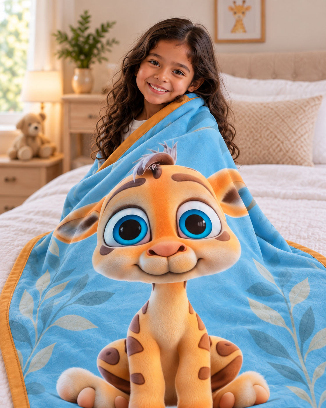 Little Giraffe  Pure Cotton Blanket