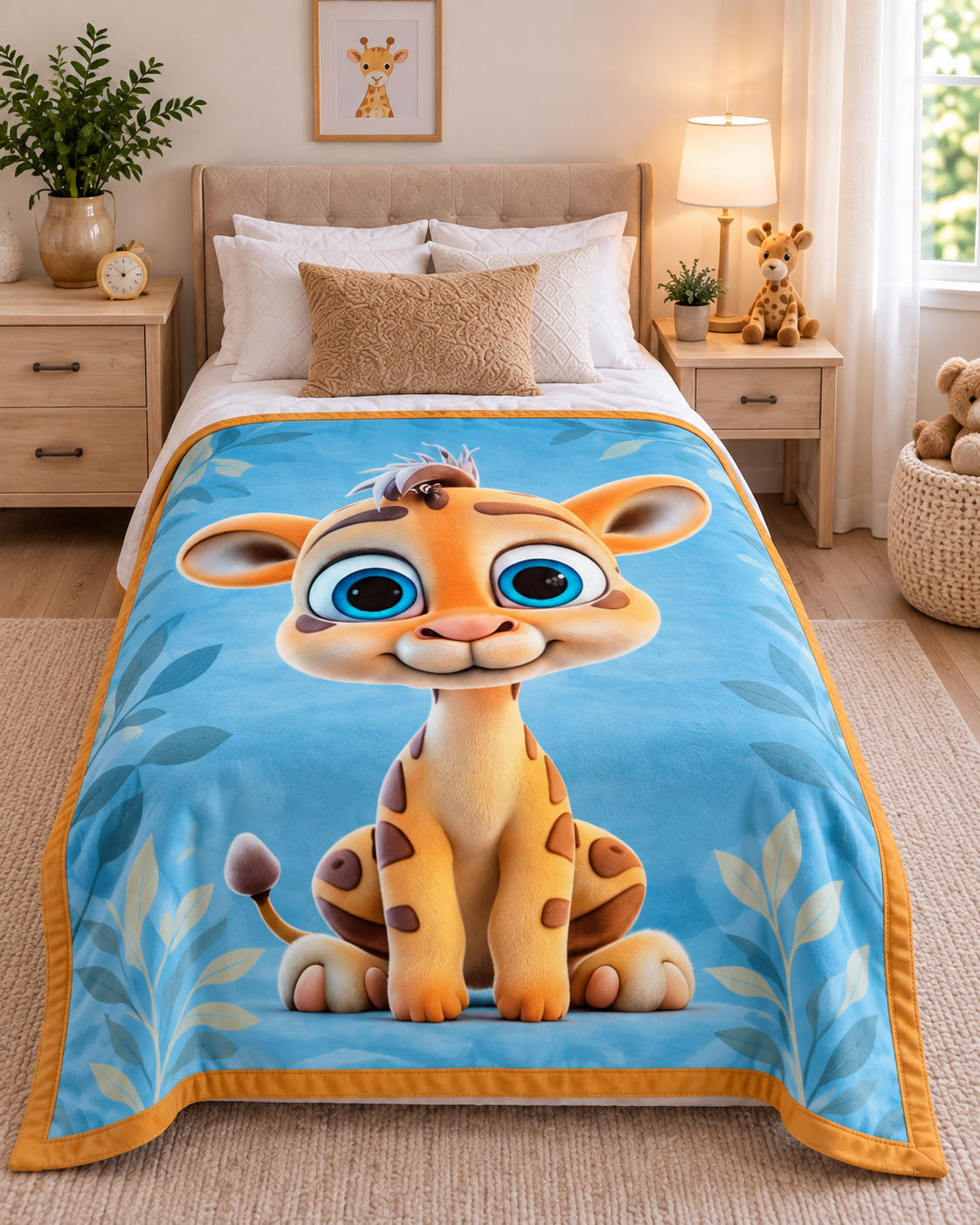 Little Giraffe  Pure Cotton Blanket