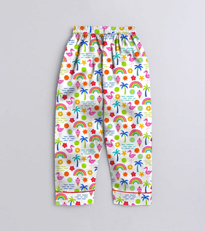 Mix Summer Printed Nightsuit Set