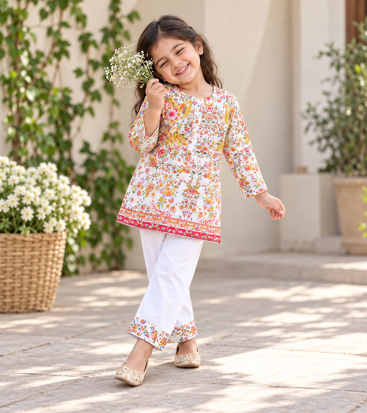 Noorani Girls Pyjama Kurta Set