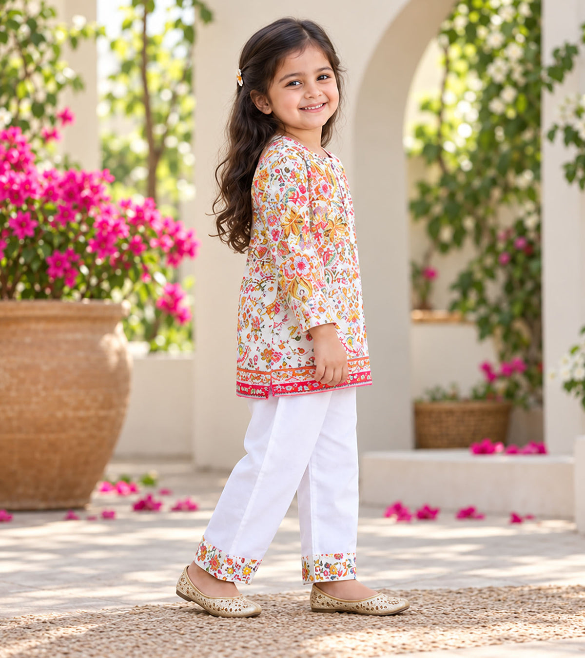 Noorani Girls Pyjama Kurta Set