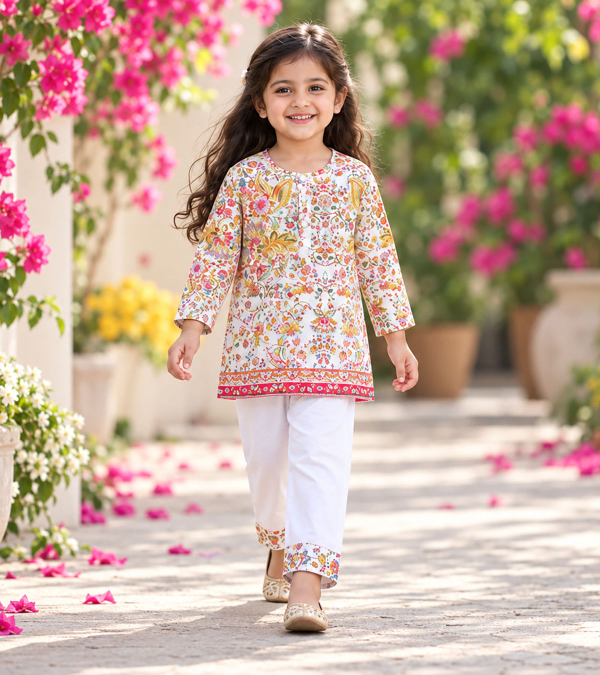Noorani Girls Pyjama Kurta Set