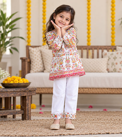 Noorani Girls Pyjama Kurta Set
