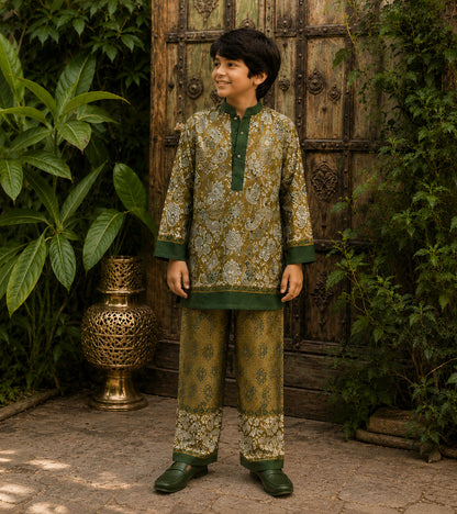Paisley Grove Festive Pure Cotton Kurta Set