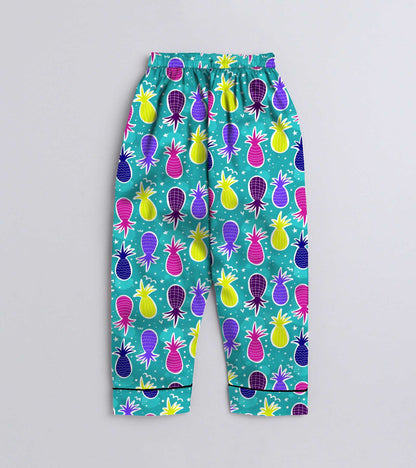 Pineapple Cute Printed Nightsuit Set