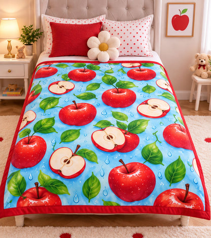 Red Apple Dreams Pure Cotton Blanket