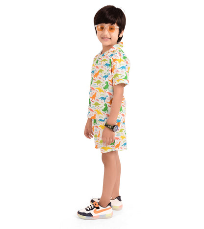 Roar Dino Printed Cord Set