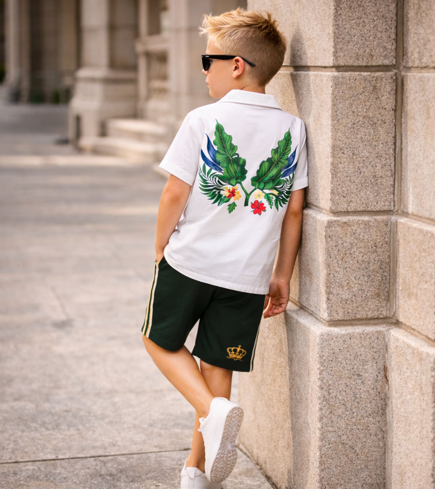 Royal Crest Luxe Co-ord Set for Boys