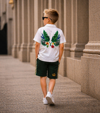 Royal Crest Luxe Co-ord Set for Boys