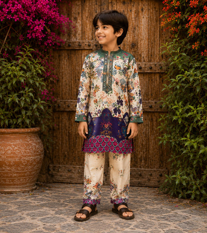 Secret Garden Festive Pure Cotton Kurta Set