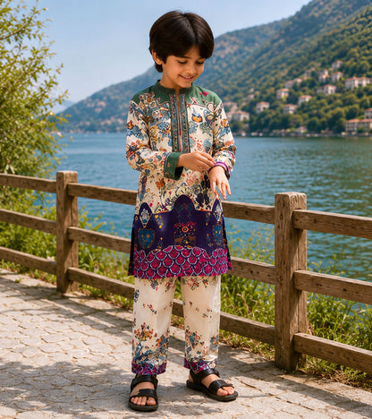 Secret Garden Festive Pure Cotton Kurta Set