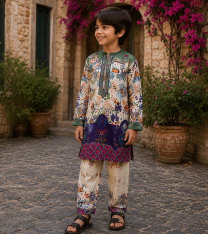 Secret Garden Festive Pure Cotton Kurta Set
