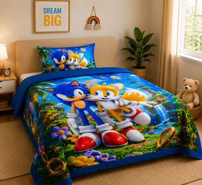 Speed Heroes Pure Cotton  Bedsheet Set