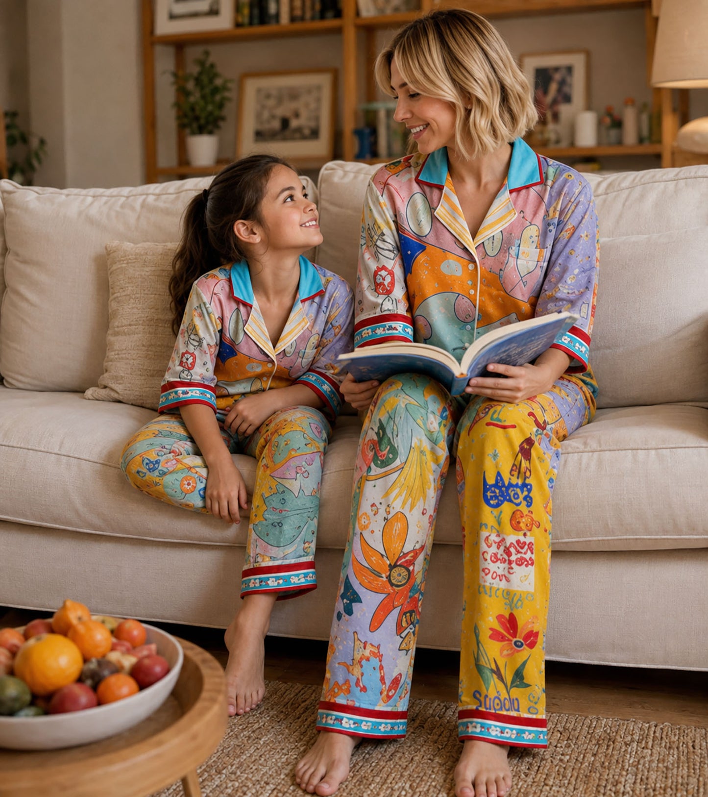 Sunny Doodle Dreams Luxe Mom & Me Matching Lounge Set