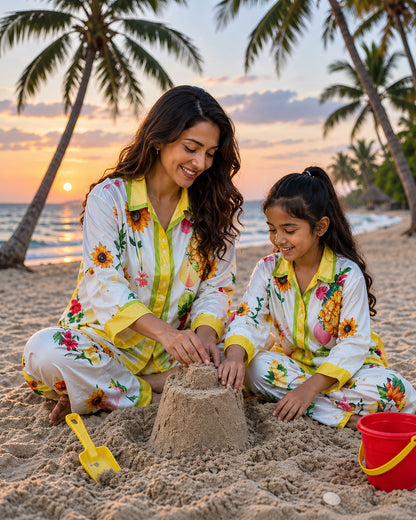 Sunny Orchard Luxe Mom & Me Matching Lounge Set