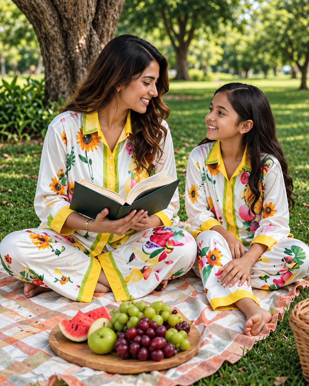 Sunny Orchard Luxe Mom & Me Matching Lounge Set