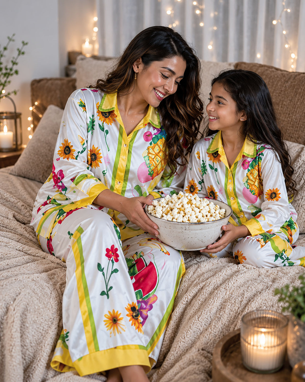 Sunny Orchard Luxe Mom & Me Matching Lounge Set