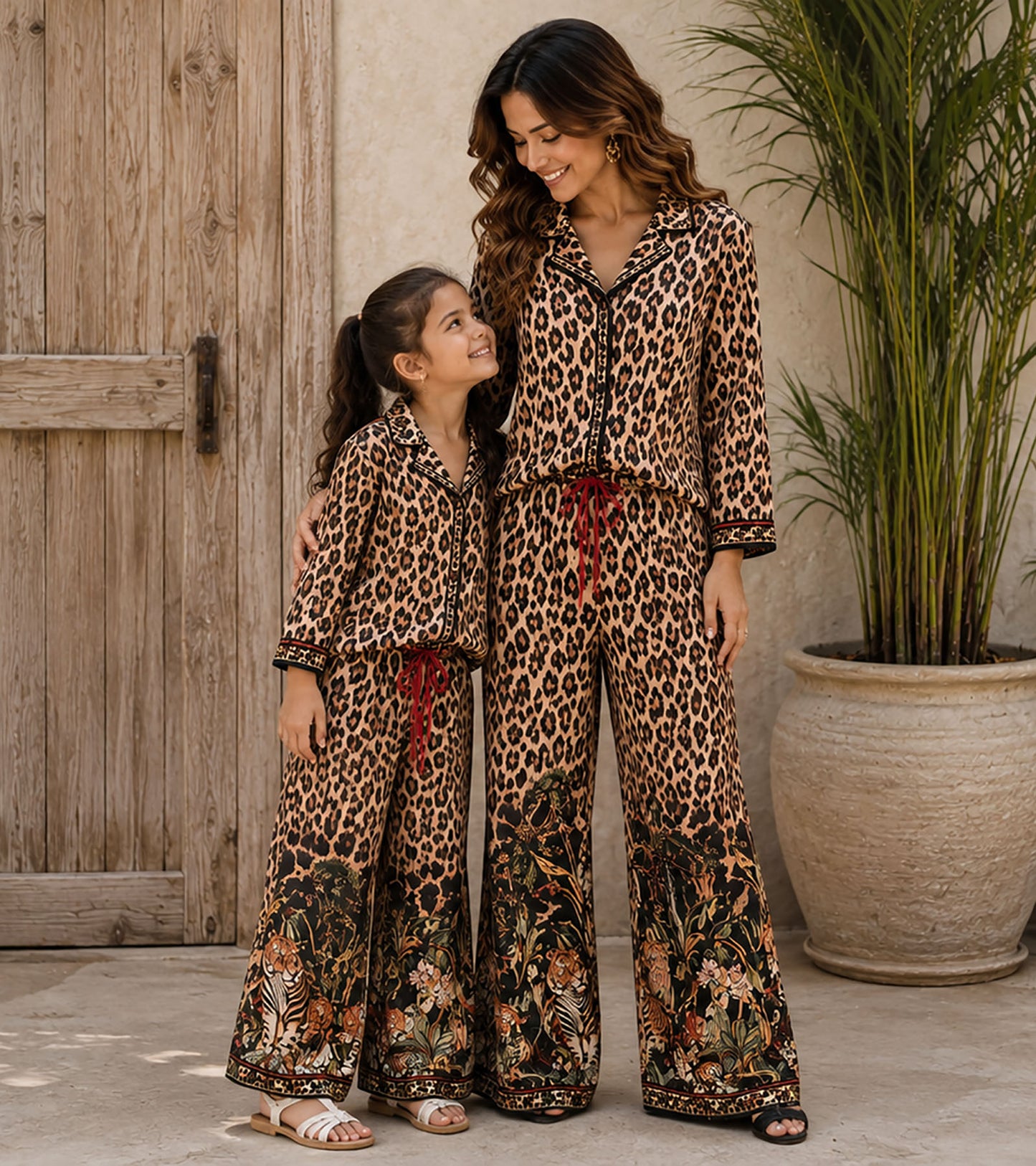 The Serengeti Luxe Mom & Me Matching Lounge Set