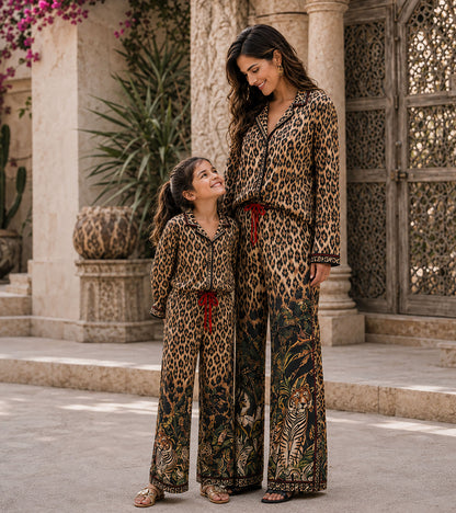 The Serengeti Luxe Mom & Me Matching Lounge Set