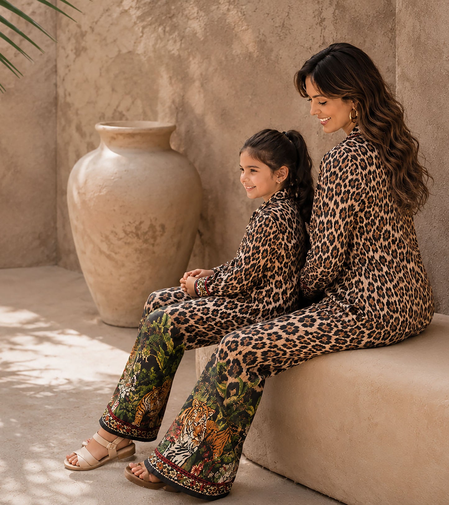 The Serengeti Luxe Mom & Me Matching Lounge Set